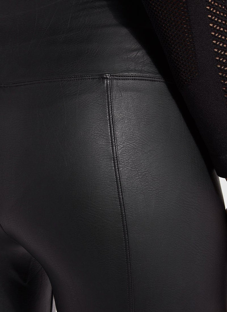 Lysse Texture Vegan Leather Leggings Double Espresso XS