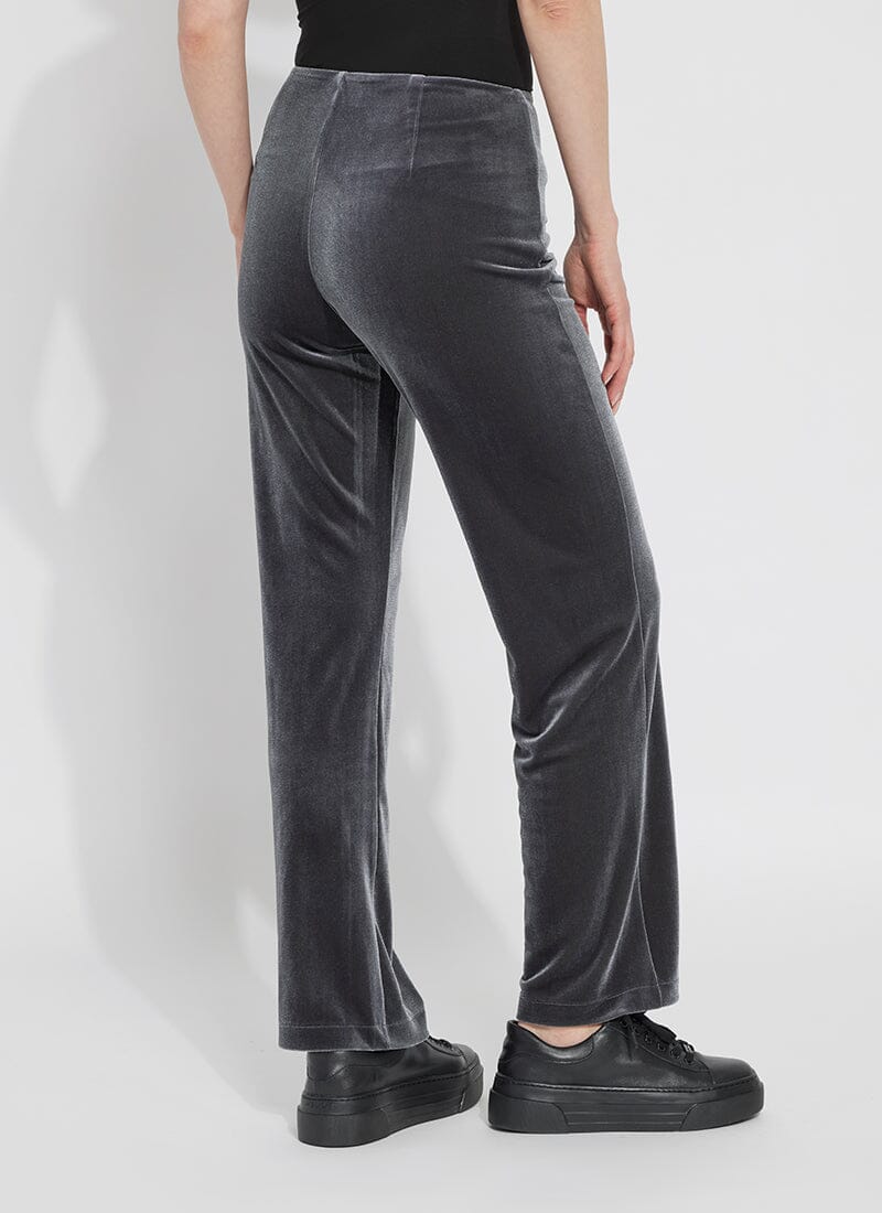 Free People - The Slim Pull-On Velvet Flare Pants-where comfort and style  meet.