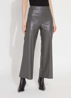 Vegan Leather Wide Leg (28" Inseam)