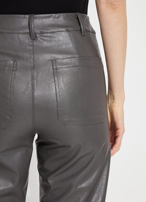 Vegan Leather Wide Leg (28" Inseam)