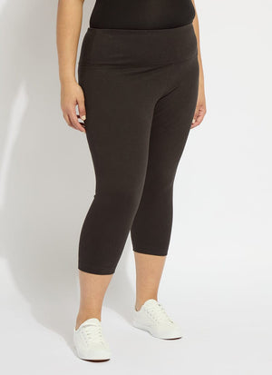 Denim Capri (Plus Size, 21.5" Inseam)