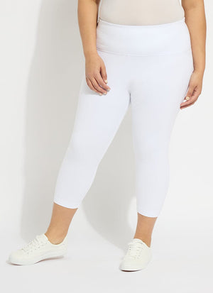 Denim Capri (Plus Size, 21.5" Inseam)