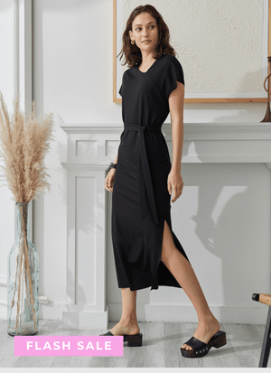 Celeste Asymmetrical Neck Dress