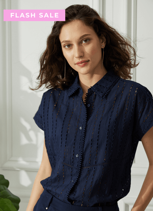 Cornet Cotton Eyelet Top