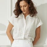 Cornet Cotton Eyelet Top