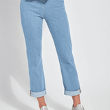 Boyfriend Denim (Plus Size, 26" Inseam Cuffed)