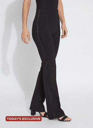 Elysse Embellished Crystal Pant (32.5" Inseam)