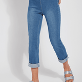 Cropped Boyfriend Denim (24" Inseam, Cuffed)