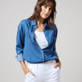 Bay Crop Chambray Shirt