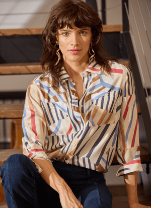 Yesenia Roll Tab Utility Shirt