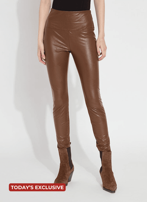 Textured Leather Legging (28.5" Inseam)