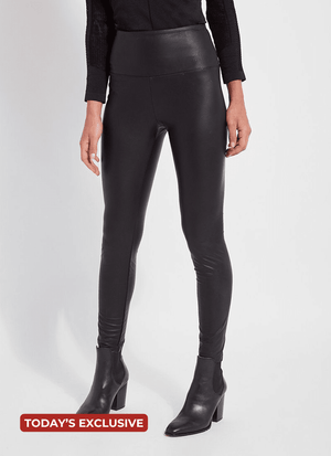 Textured Leather Legging (28.5" Inseam)