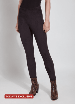 Hi Waist Suede Legging (28.5" Inseam)