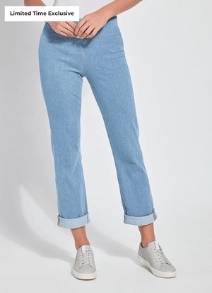 Boyfriend Denim (Plus Size, 26" Inseam Cuffed)