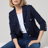 Veronica Ponte Crop Blazer