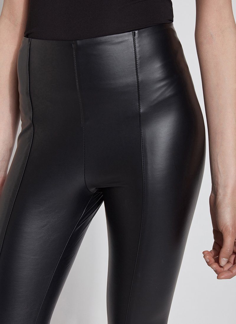 Leather Look Stretchy Leggings For Women's  International Society of  Precision Agriculture