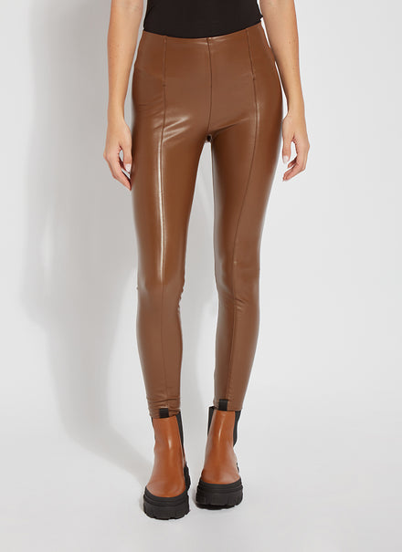 Hi Waist Vegan Leather Legging (Plus Size, 28.5 Inseam) – LYSSÉ