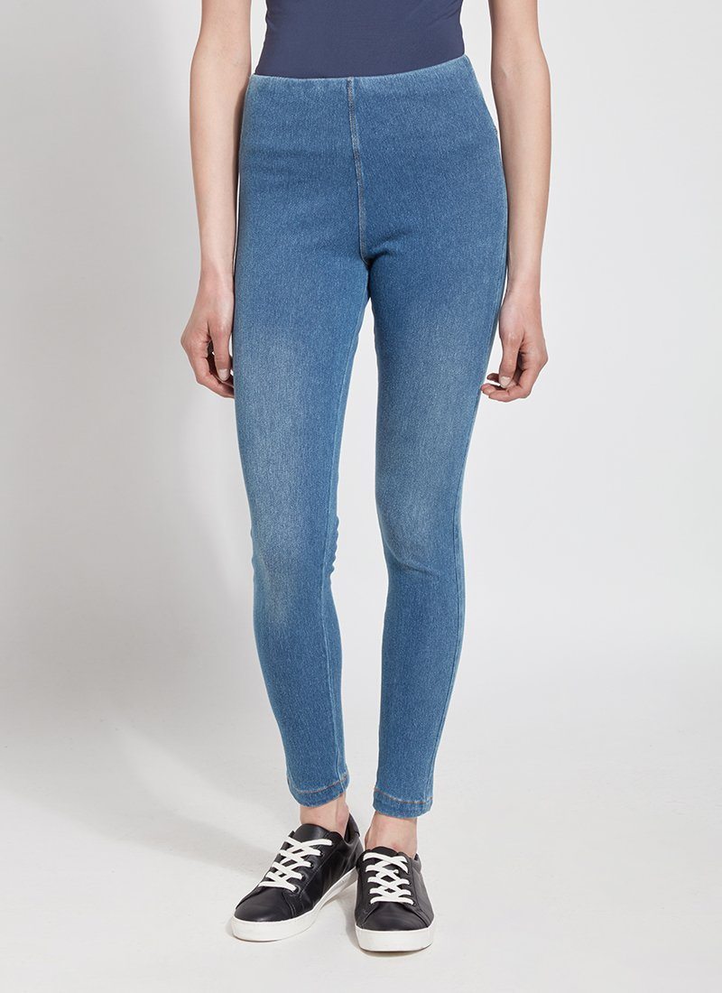njshnmn Women's Plus Size Tall Skinny-Leg Pull-On Stretch Jean Distressed Denim  Leggings - Walmart.com