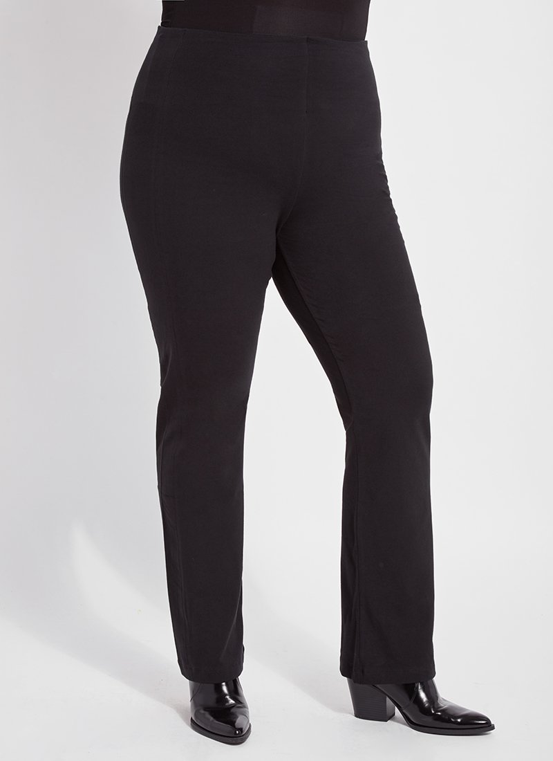 Boot cut black sweatpants, Designer Collection