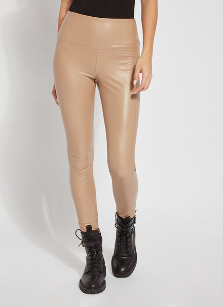 Buy Lysse women full length textured legging brown black Online