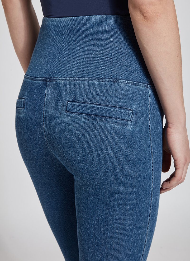 Stylish High Waisted Thermal Fleece Denim Denim Look Leggings For Women  Stretchy, Skinny, And Warm From Annaliese, $23.29