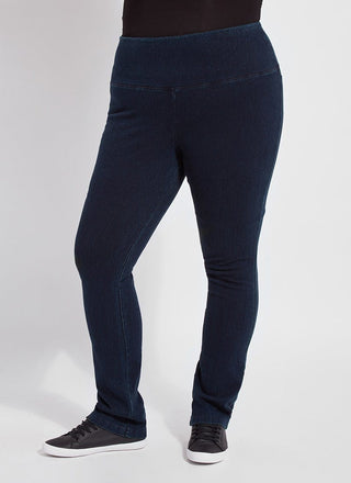 Shascullfites Sexy Jeans Denim Leggings Black for Curvy Women